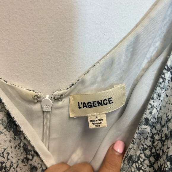 L'agence silk animal print jumpsuit - Picture 5 of 5